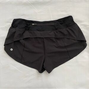 Lululemon Women's Athletic Black Speed Up Shorts